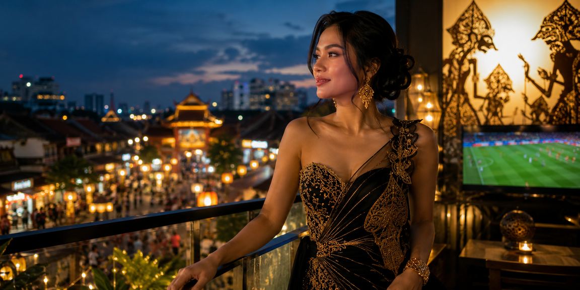 Pengguna mengakses permainan casino melalui perangkat seluler