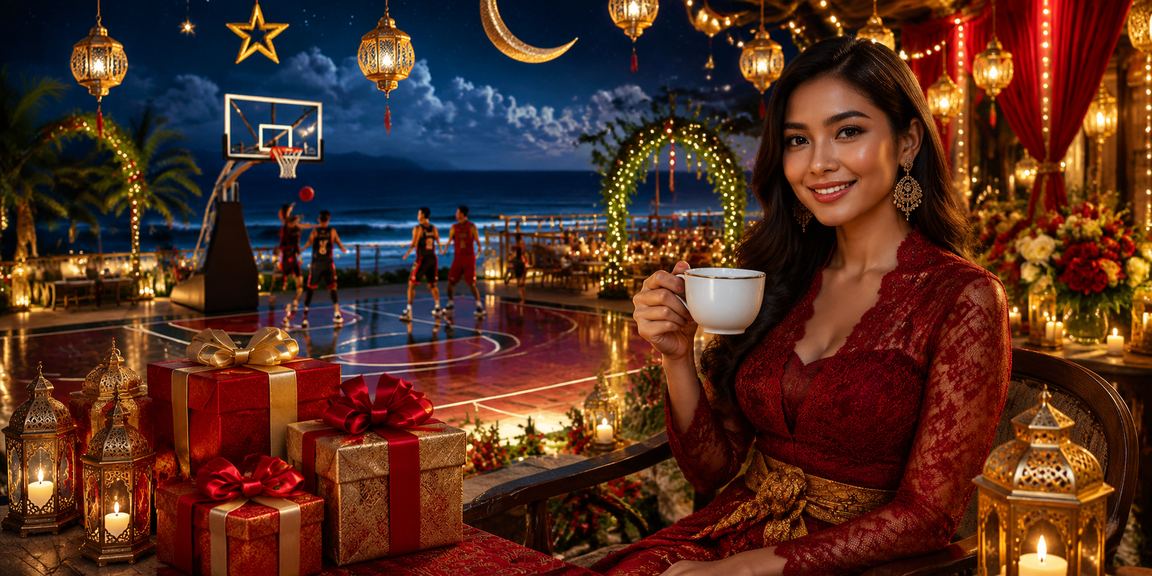 Pemirsa menonton pertandingan basket sambil bertaruh
